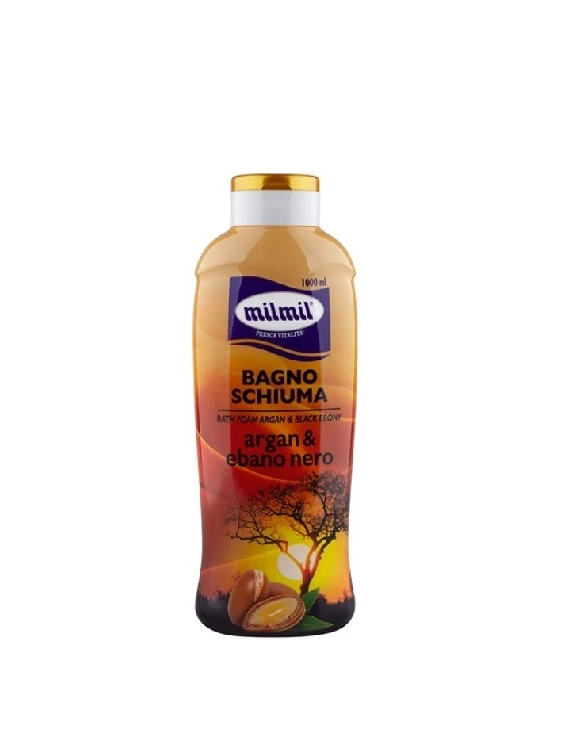 MILMIL GEL DUS CREMA 1000ML ARGAN&EBANO NERO